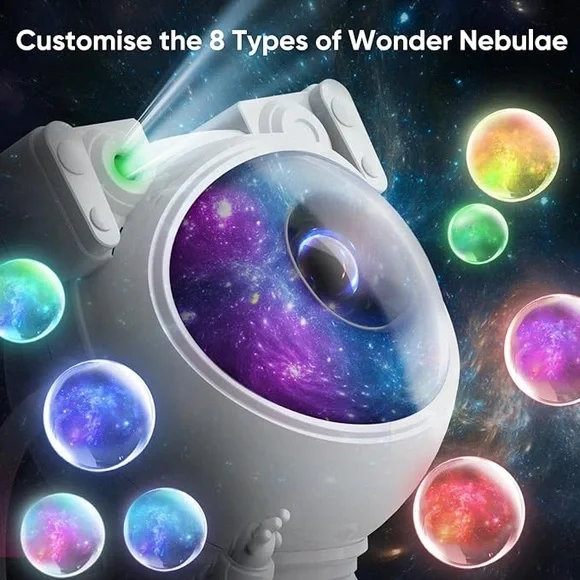New Astronaut Galaxy Projector Night Light - Picture 2 of 13